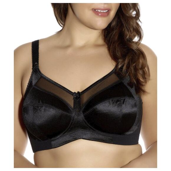 Goddess Keira Soft Cup Bra Black Size 52H - Picture 1 of 6